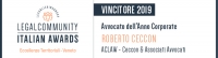 ROBERTO CECCON Avvocato dell&#039;anno Corporate - Veneto